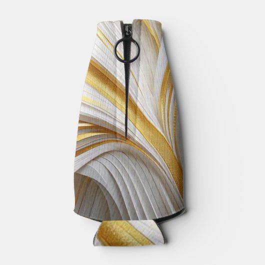 Wit Goud Retro  Flesjeskoeler (Achterkant)