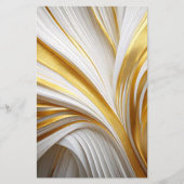 Wit Goud Retro  Flyer (Voorkant)