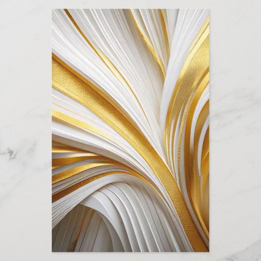 Wit Goud Retro  Flyer (Achterkant)