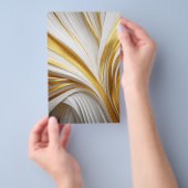 Wit Goud Retro  Flyer (Hand)