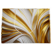 Wit Goud Retro  Groot Cadeauzakje (Voorkant)