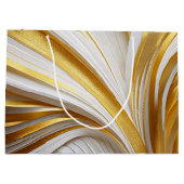 Wit Goud Retro  Groot Cadeauzakje (Achterkant)