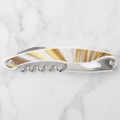 Wit Goud Retro  Kurkentrekker (Achterkant)