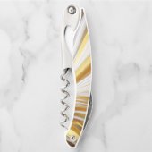 Wit Goud Retro  Kurkentrekker (Voorkant)