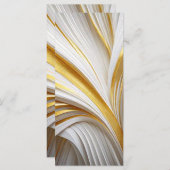 Wit Goud Retro Menu (Voorkant / Achterkant)