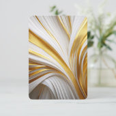 Wit Goud Retro  Save The Date (Staand voorkant)