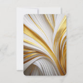 Wit Goud Retro  Save The Date (Achterkant)