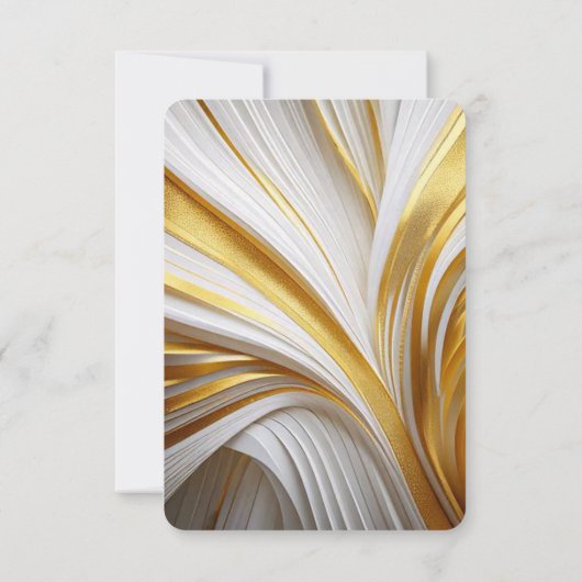 Wit Goud Retro  Save The Date (Achterkant)