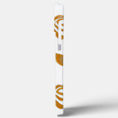 Wit & Goud Roos Bloemenpatroon Case-Mate iPhone Case (Achterkant / Links)