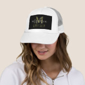 Wit Goud Schoonheidssalon door Anastasia Monogram Trucker Pet (In situ)