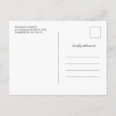 Wit Goud Verpleegkunde Afstuderen Uitnodiging Brie Briefkaart (Achterkant)