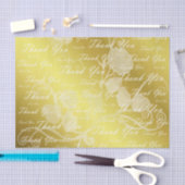 wit, goud, zilver, dank je, bloemen, bloem, bloem, tissuepapier (Craft)