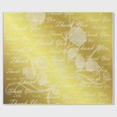 wit, goud, zilver, dank u, bloemen, bloem, cadeaupapier (Vlak)