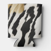 Wit Goud Zwart Zuidwest Koeienhuid Blikjeskoeler (Voorkant)