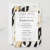 Wit Goud Zwart Zuidwest Koeienhuid Kaart (Voorkant)