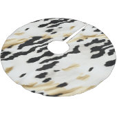 Wit Goud Zwart Zuidwest Koeienhuid Kerstboom Rok (Gekanteld)