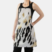 Wit Goud Zwart Zuidwest Koeienhuid Schort (Insitu)