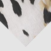 Wit Goud Zwart Zuidwest Koeienhuid Tissuepapier (Detail)