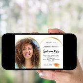 Wit gouden fotoboog afstuderen 2025 kaart