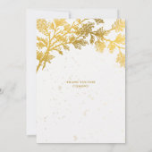 Wit Gouden Modern Kaart (Achterkant)