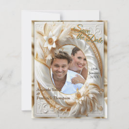 Wit Gouden Rozen, Champagne Zijde & Vlinders Aankondiging