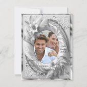 Wit Gouden Rozen, Champagne Zijde & Vlinders Aankondiging (Voorkant)