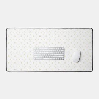 Wit | Gouden Zinnia Zon Bureaumat