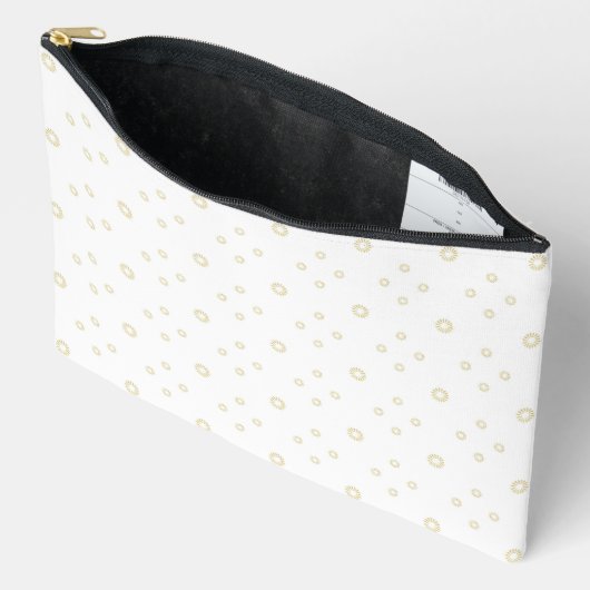 Wit | Gouden Zinnia Zon Etui (Open)