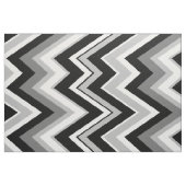Wit grijs en zwart chevron patroon stof (Fat Quarter)