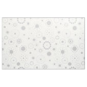 Wit & Grijs Modern geometrisch patroon Stof (Yard (91,4 cm))