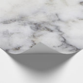 Wit & grijs namaakmarmer cadeaupapier (Hoek)