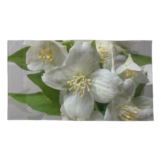 Wit, groen en grijs kussensloop (Achterkant)