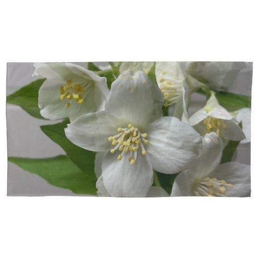 Wit, groen en grijs kussensloop (Voorkant)