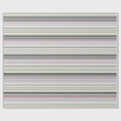 Wit Groen Roze Blauw en Zwart Cadeaupapier (Vlak)