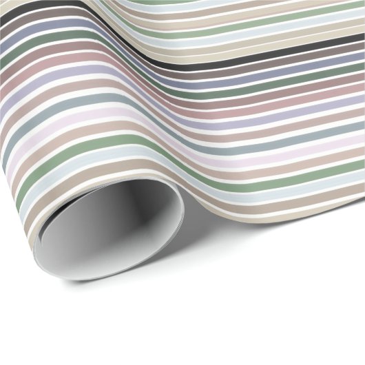 Wit Groen Roze Blauw en Zwart Cadeaupapier (Rol Hoek)