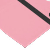 Wit Groen Stippen Roze Tafelkleed (Gekanteld)