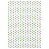Wit Groen Stippenpatroon  Tafelkleed (Voorkant)
