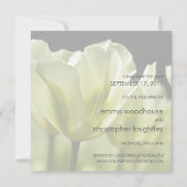 Wit & Groen Variabele Tulips DSC0856 Save The Date (Achterkant)