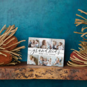 Wit | Grootkinderen maken foto's van het leven Fotoplaat (Zijkant)