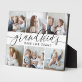 Wit | Grootkinderen maken foto's van het leven Fotoplaat (Zijkant)