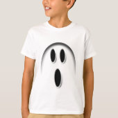 Wit Halloween Ghost Kinder T-shirt (Voorkant)