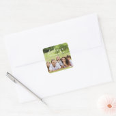 Wit handschrift geloof | Vakantie foto Sticker (Envelop)
