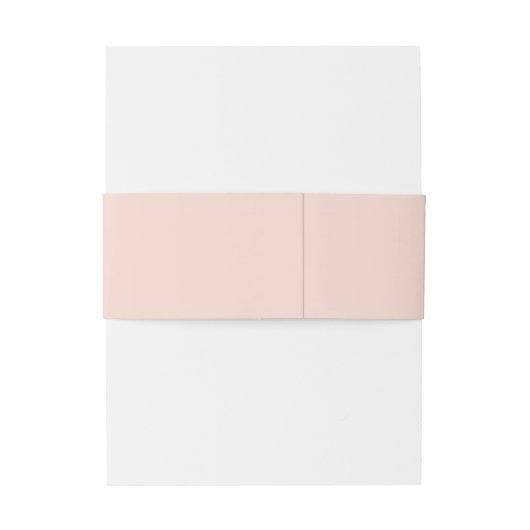 Wit handschrift U bent uitgenodigd Blush Pink Uitnodigingen Wikkel (Achterkant Voorbeeld)