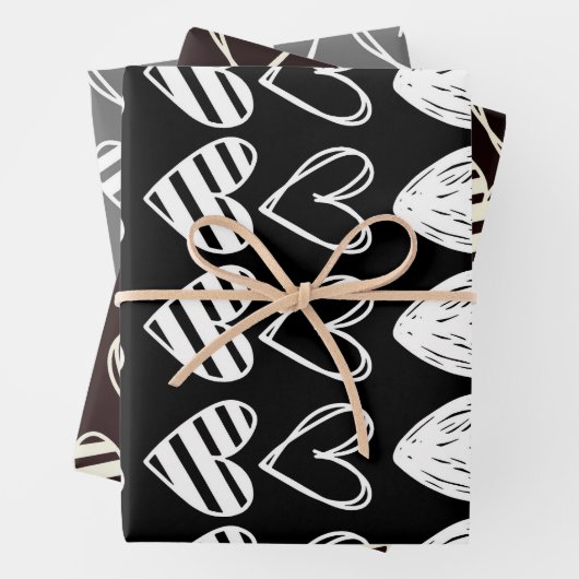 Wit hart #24 inpakpapier vel (In situ)