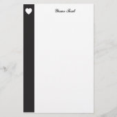 Wit hart briefpapier (Voorkant)