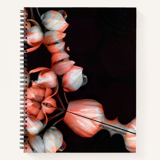 "Wit hart in zwart door zon" Notitieboek (Voorkant)