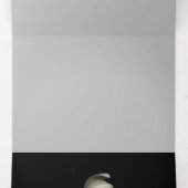 "Wit hart in zwart van de maan" & Future Journey Drieluik Wenskaart (Binnenkant midden)