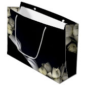 "Wit hart in zwart van de maan" Groot Cadeauzakje (Voorkant Gekanteld)