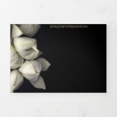 "Wit hart in zwart van de maan" & Onverschillighei Drieluik Wenskaart (Cover)