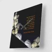 "Wit hart in zwart van de maan" & Onverschillighei Vierkante Klok (Hoek)